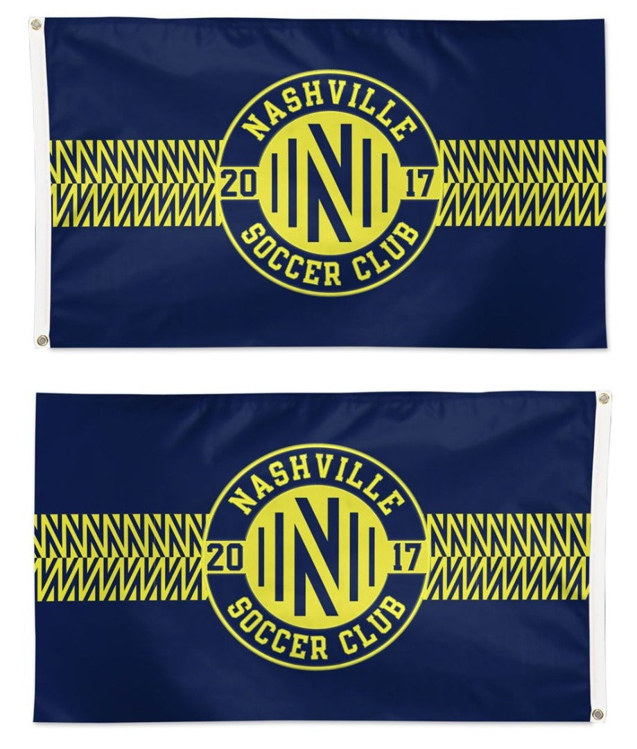 Nashville SC Embroidered Flag 2 Sided 3x5 heartlandflags