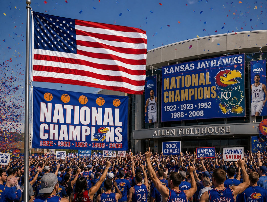 National Basketball Champions 3x5 Dynasty Flag heartlandflags