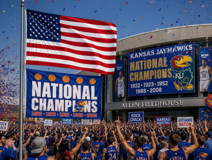 National Basketball Champions 3x5 Dynasty Flag heartlandflags