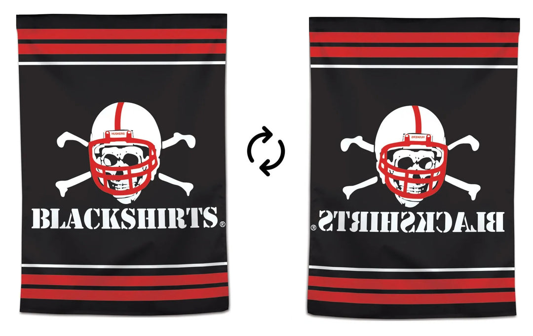 Nebraska Huskers Flag Blackshirts House Banner heartlandflags