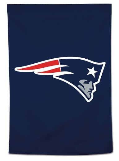 New England Patriots 2 Sided Logo Banner heartlandflags
