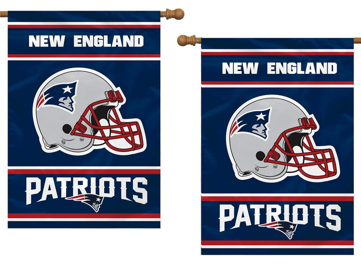 New England Patriots 2 Sided NFL Banner heartlandflags