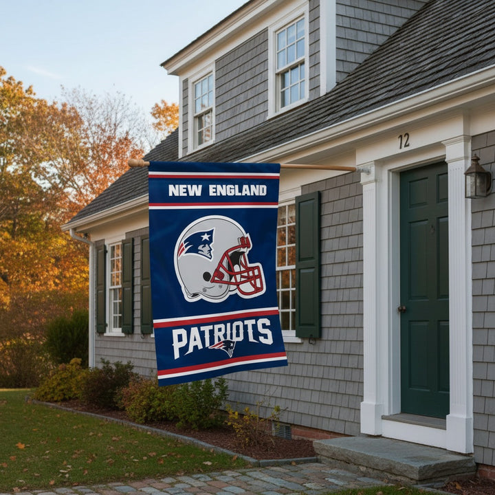 New England Patriots 2 Sided NFL Banner heartlandflags