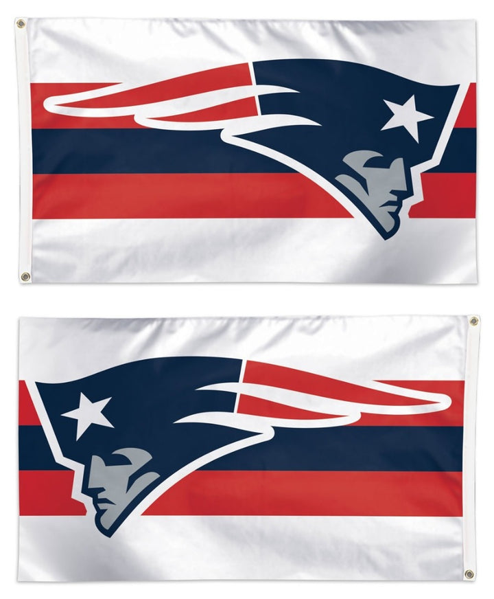 New England Patriots Away Stripe 3x5 Flag heartlandflags