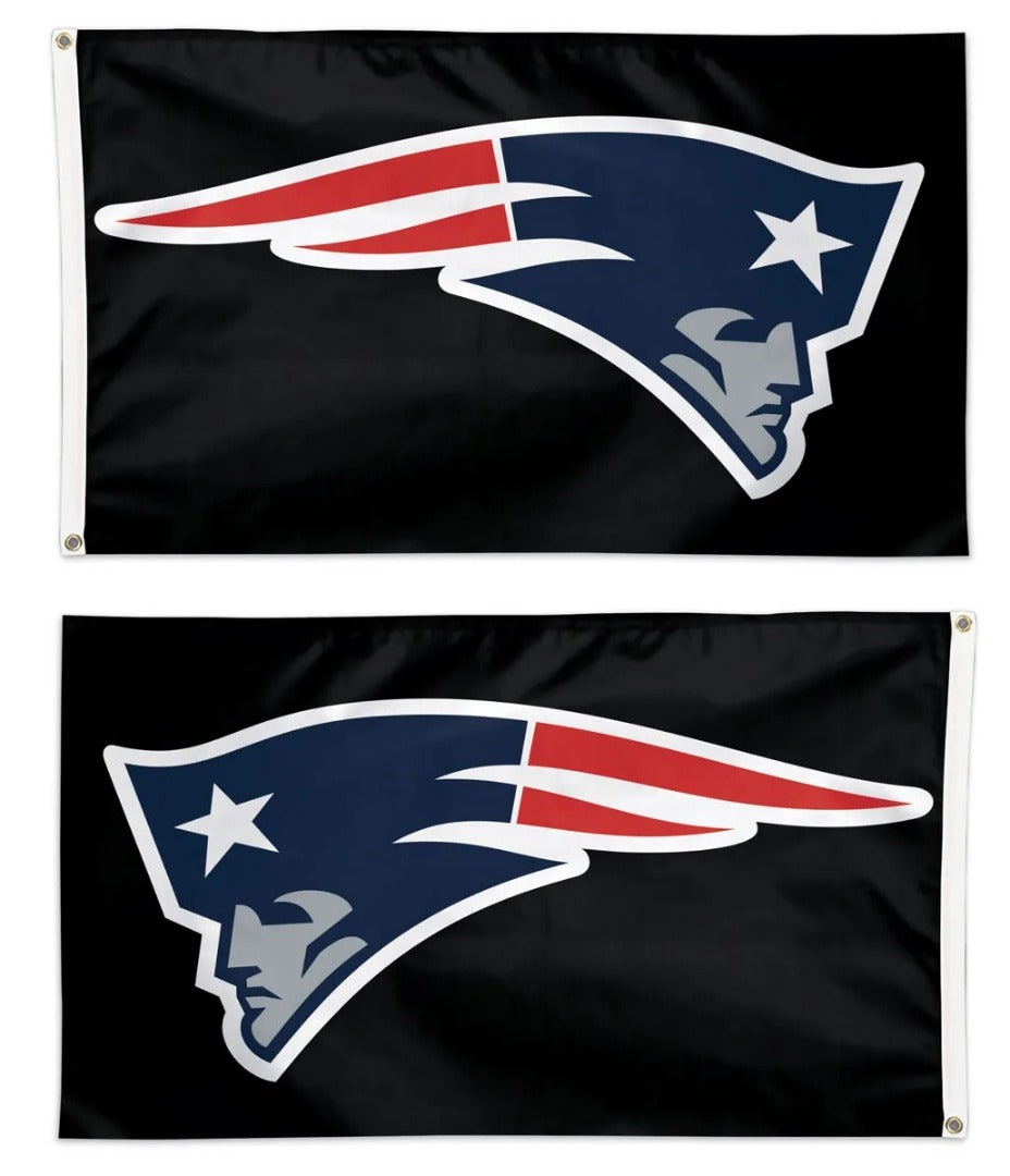 New England Patriots Black 3x5 Flag heartlandflags