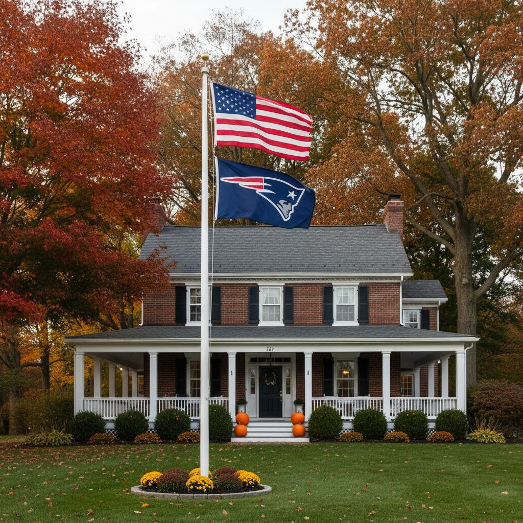 New England Patriots Black 3x5 Flag heartlandflags