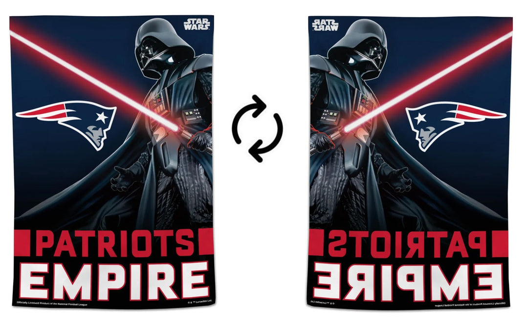 New England Patriots Empire Flag Darth Vader heartlandflags