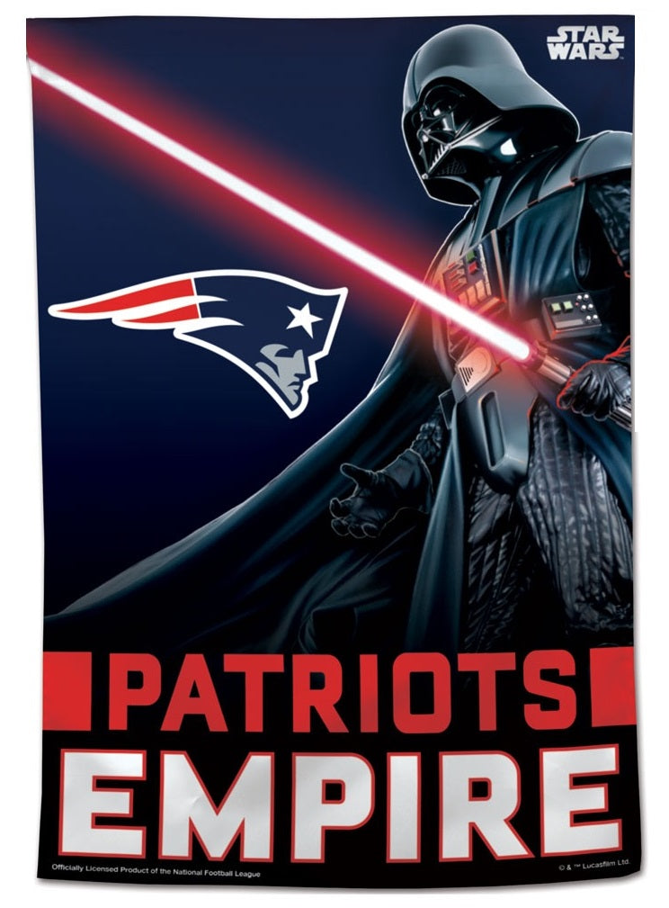 New England Patriots Empire Flag Darth Vader heartlandflags