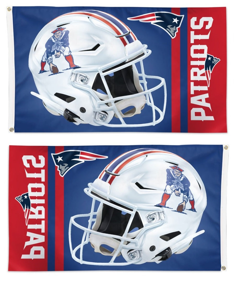 New England Patriots Flag 3x5 Alternate Helmet heartlandflags