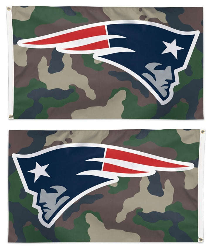 New England Patriots Flag 3x5 Camo Military heartlandflags
