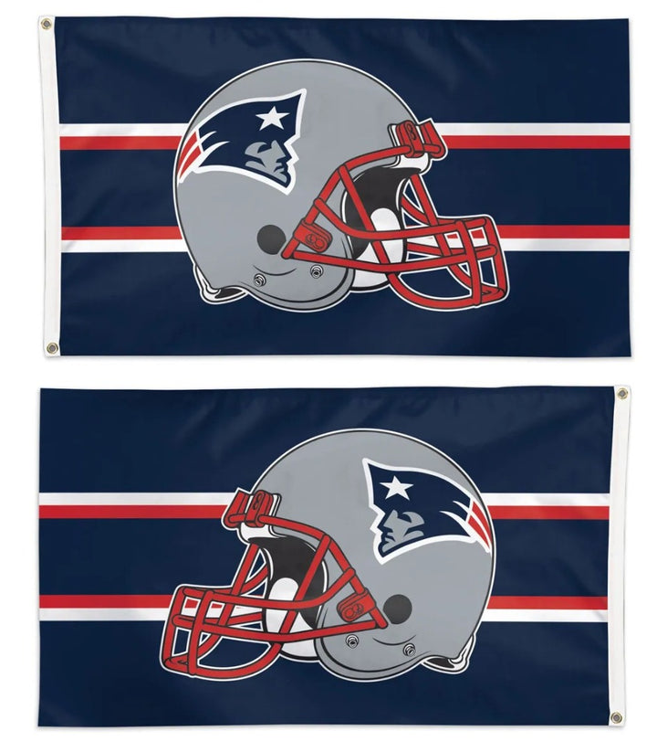 New England Patriots Flag 3x5 Helmet heartlandflags