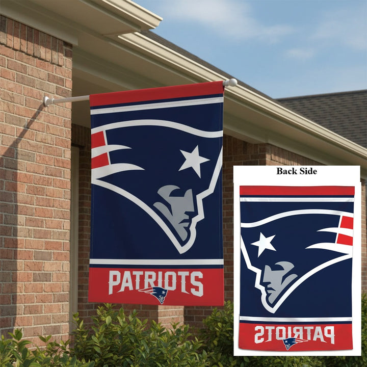 New England Patriots Mega Logo Banner heartlandflags