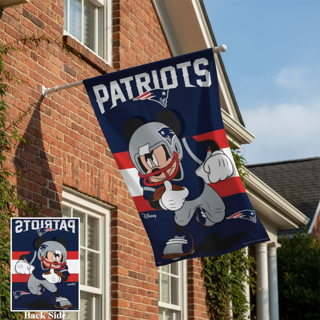 New England Patriots Mickey Mouse Banner