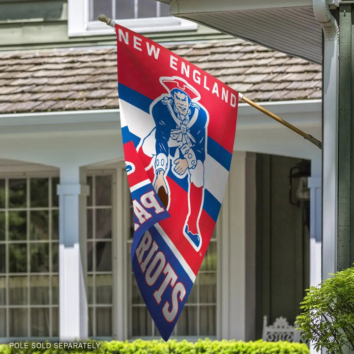 New England Patriots Throwback Logo Banner heartlandflags