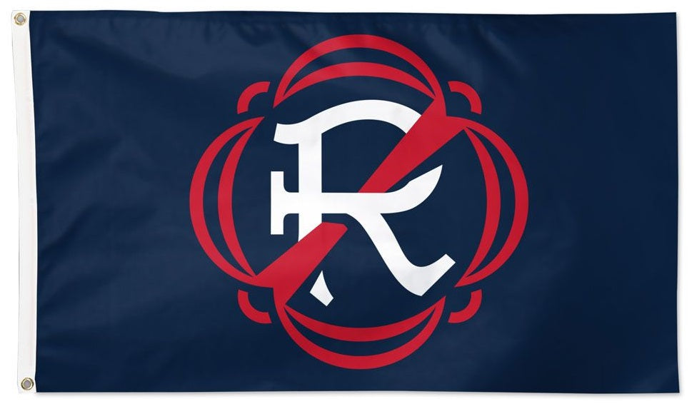 New England Revolution Flag 2 Sided 3x5 Alternate Logo heartlandflags