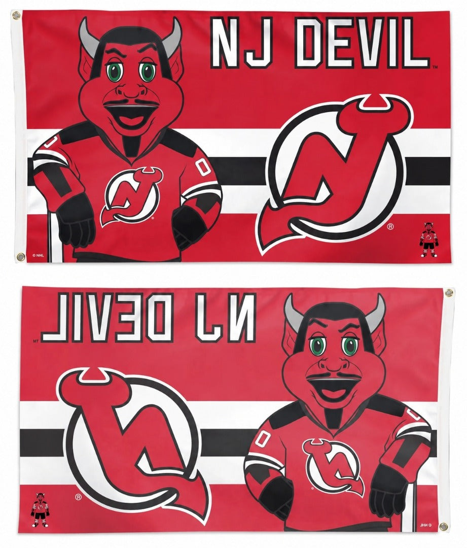 New Jersey Devils Mascot 3x5 Flag heartlandflags