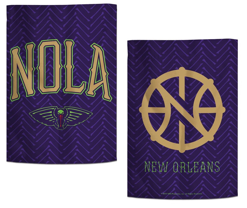 New Orleans Pelicans City Garden Flag 2 Sided heartlandflags