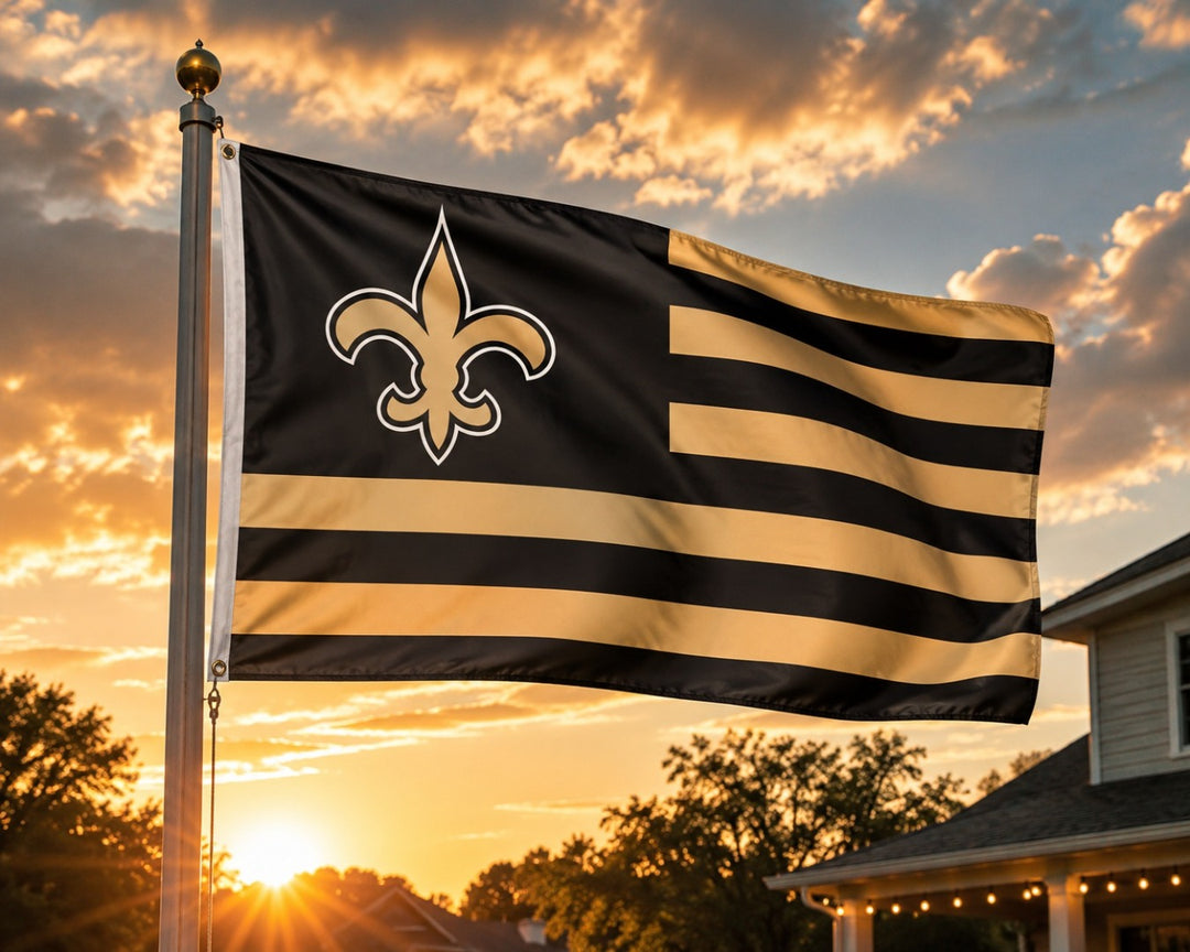 New Orleans Saints Americana 3x5 Flag heartlandflags