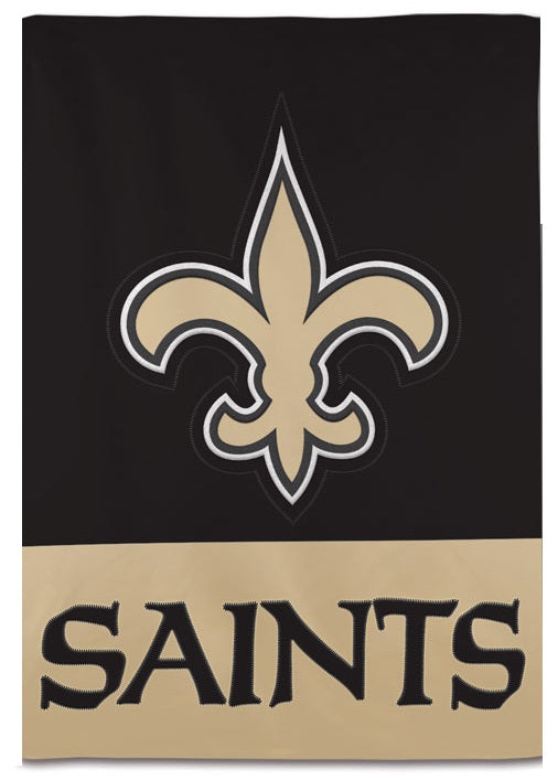 New Orleans Saints Embroidered Banner 2 Sided heartlandflags