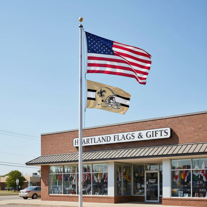 New Orleans Saints Flag 3x5 Helmet heartlandflags