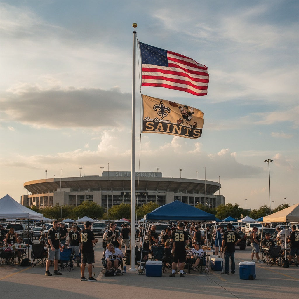 New Orleans Saints Mickey Mouse 3x5 Football Flag heartlandflags