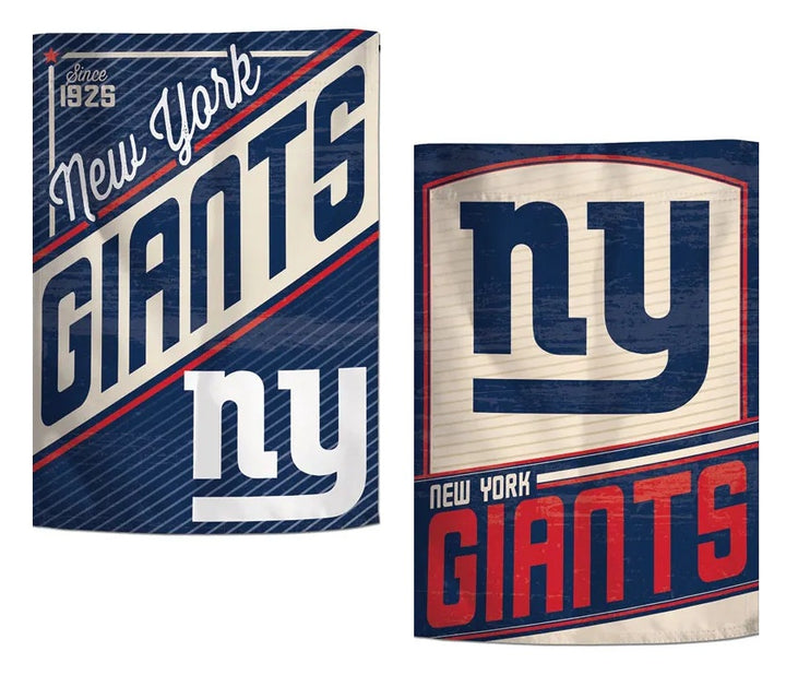 New York Giants Garden Flag 2 Sided Retro Classic Logo heartlandflags