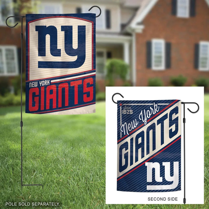 New York Giants Garden Flag 2 Sided Retro Classic Logo heartlandflags