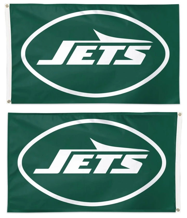 New York Jets 2 Sided Green 3x5 Flag heartlandflags