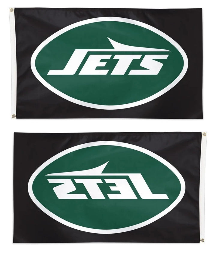 New York Jets Black Flag New Logo 3x5 heartlandflags