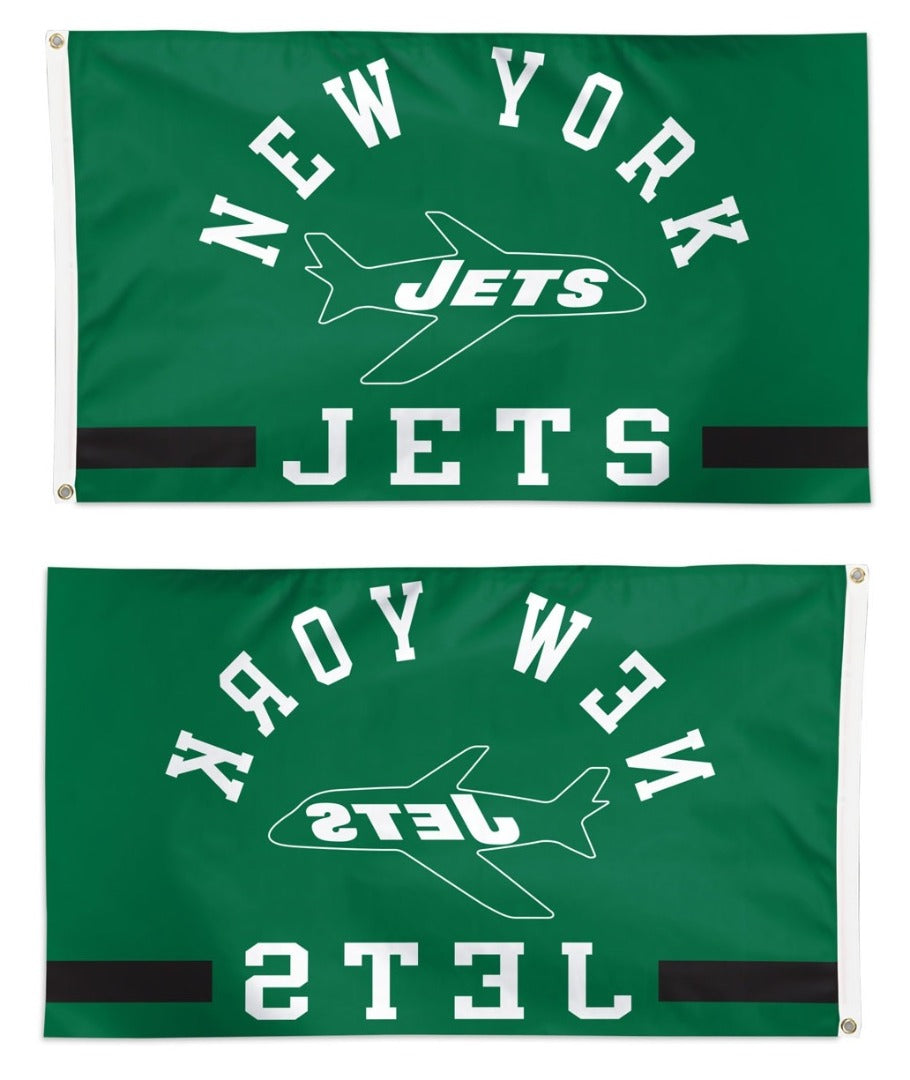 New York Jets Flag 3x5 Logo Retro Classic heartlandflags