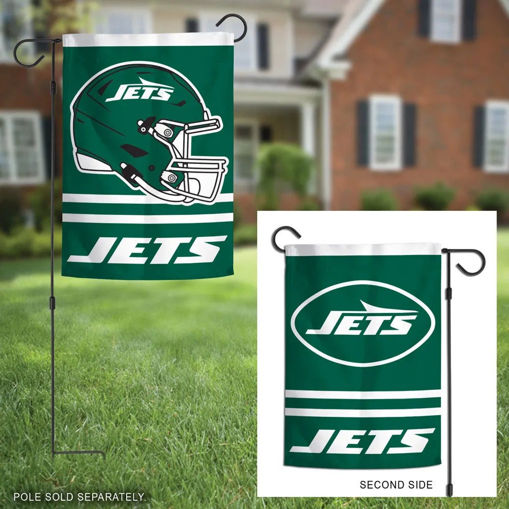 New York Jets Garden Flag 2 Sided heartlandflags