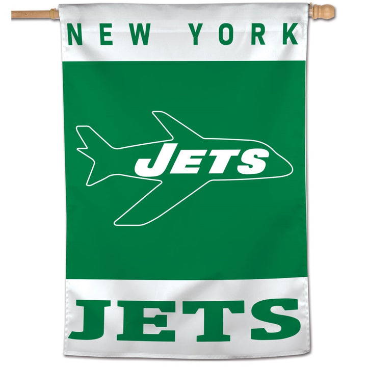 New York Jets Throwback Logo Banner heartlandflags