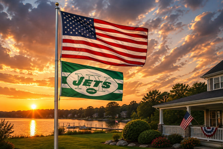 New York Jets Vintage Logo 3x5 Flag heartlandflags