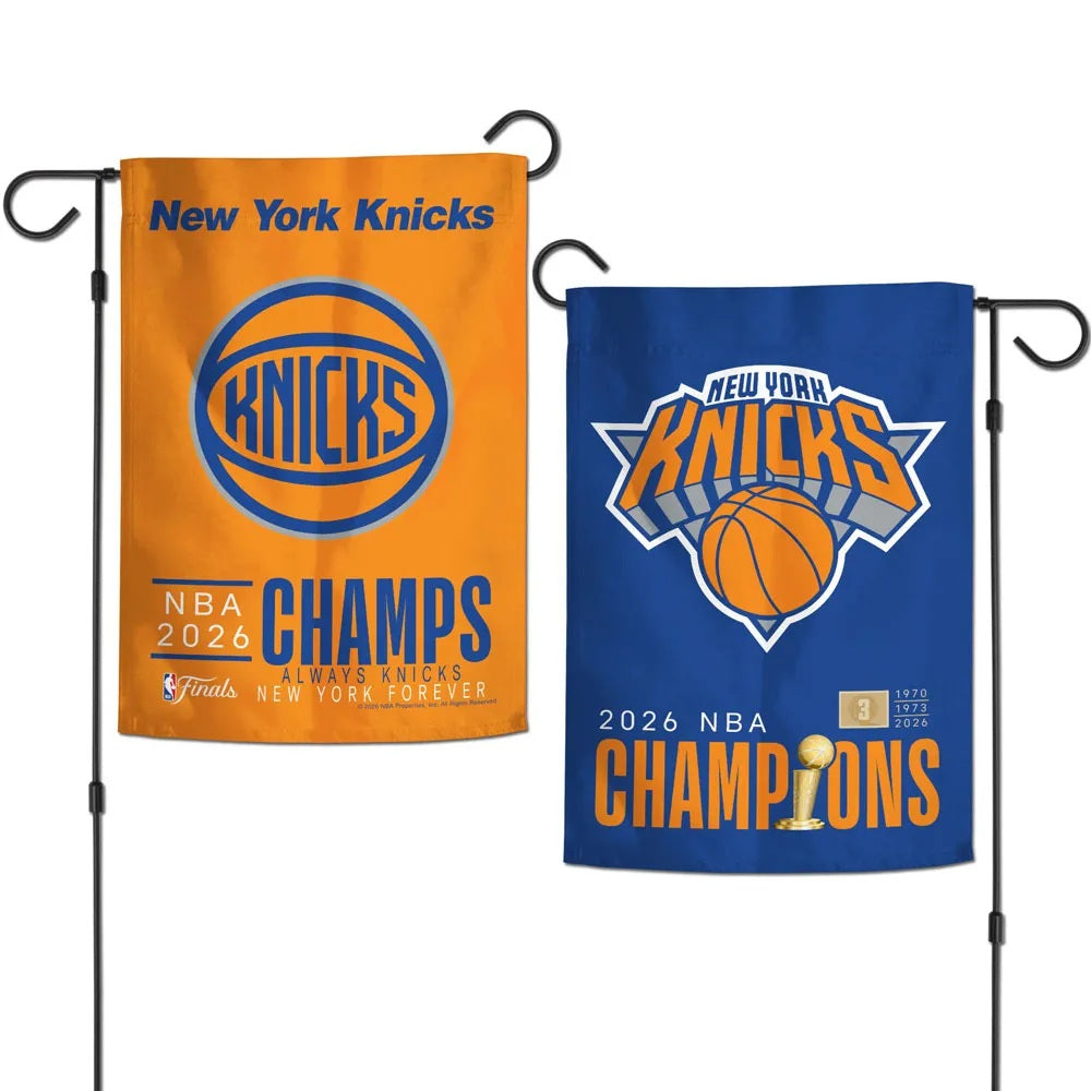New York Knicks 2026 NBA Champions 2 Sided Garden Flag heartlandflags