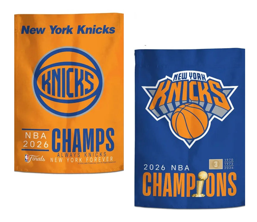New York Knicks 2026 NBA Champions 2 Sided Garden Flag heartlandflags
