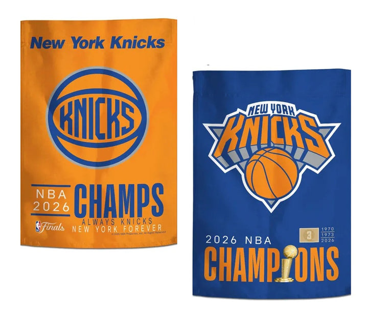 New York Knicks 2026 NBA Champions 2 Sided Garden Flag heartlandflags