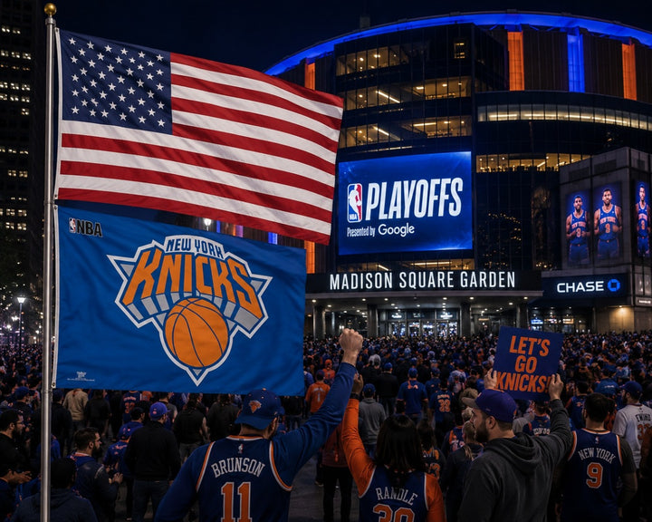 New York Knicks 3x5 Blue Flag heartlandflags