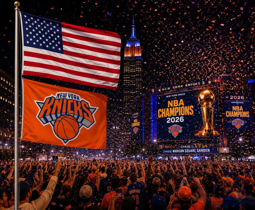 New York Knicks Flag 3x5 Orange heartlandflags