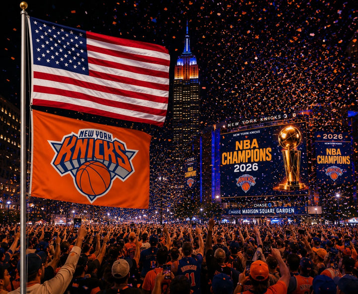 New York Knicks Flag 3x5 Orange heartlandflags