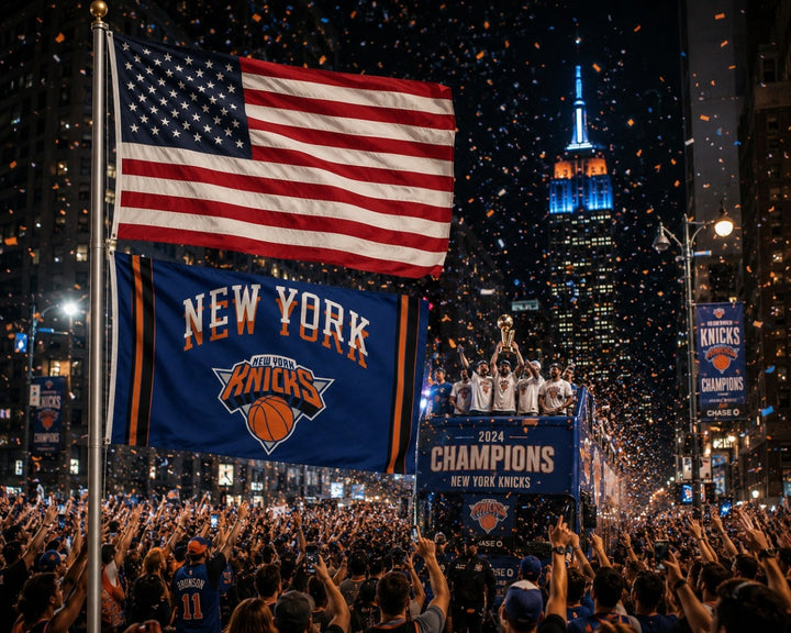 New York Knicks Stripe 3x5 Flag heartlandflags