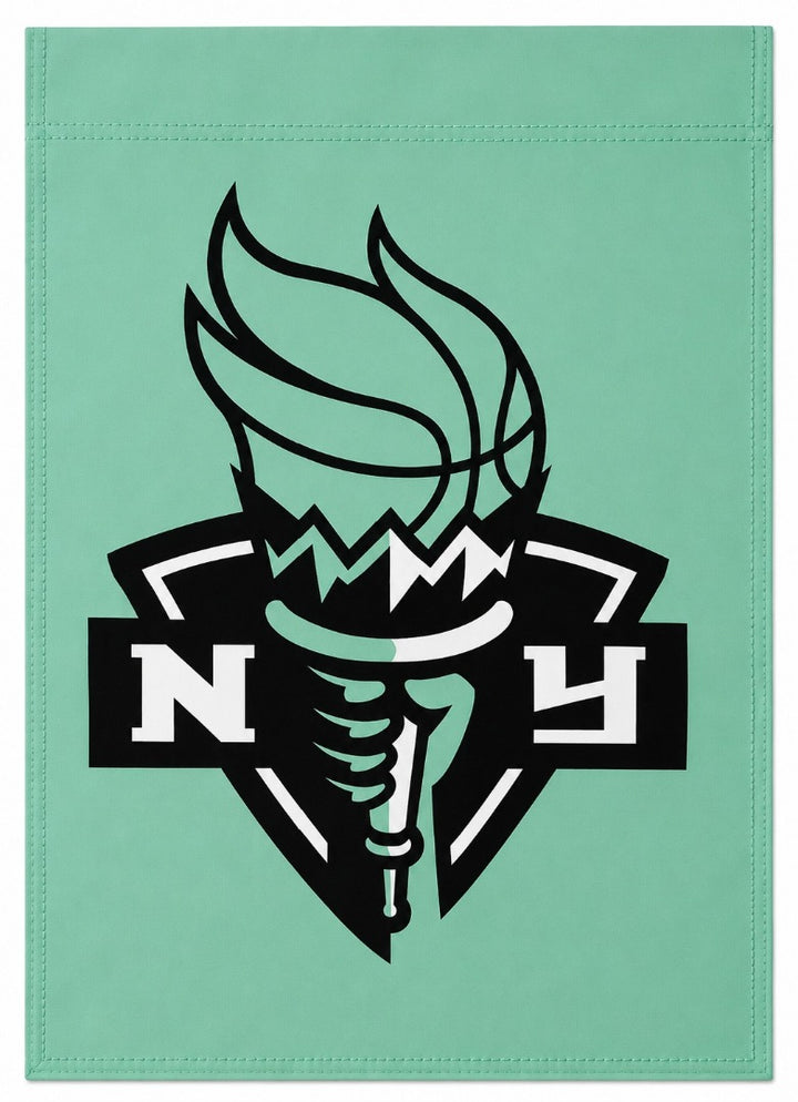 New York Liberty Garden Flag 2 Sided heartlandflags