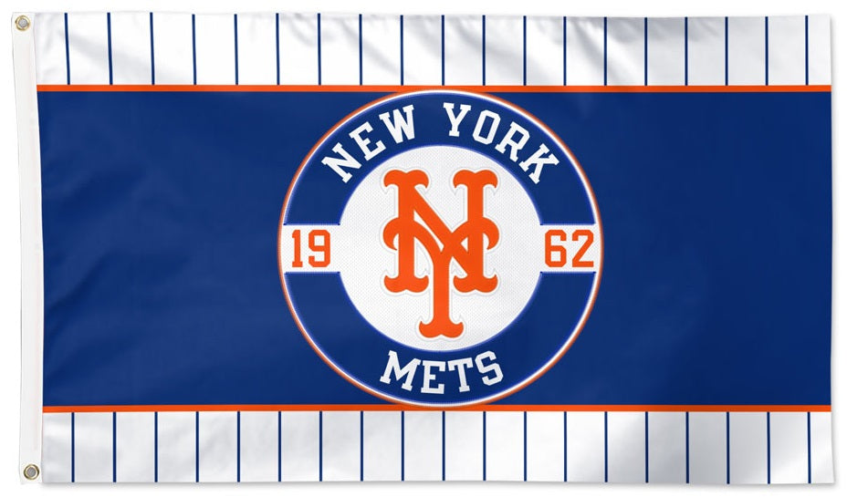 New York Mets Embroidered Flag 2 Sided 3x5 heartlandflags