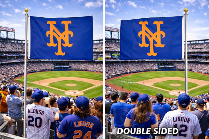 New York Mets Flag 2 Sided Blue 3x5 heartlandflags