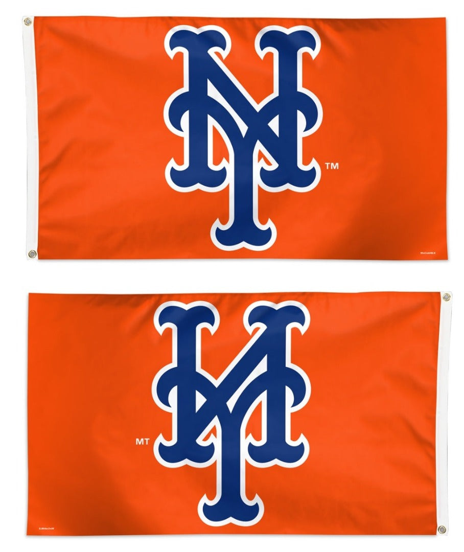 New York Mets Flag 3x5 Orange NY Logo heartlandflags