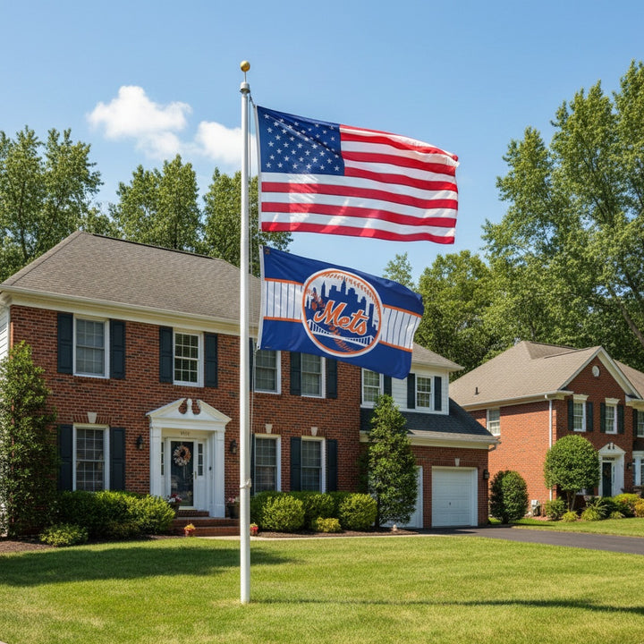 New York Mets Retro Cooperstown 3x5 Flag heartlandflags