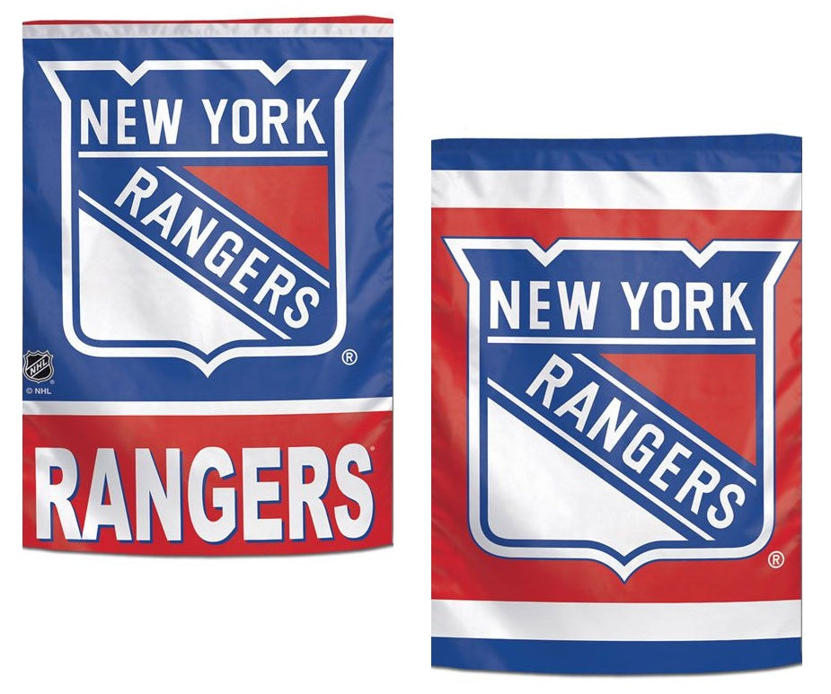 New York Rangers Garden Flag 2 Sided Logo heartlandflags