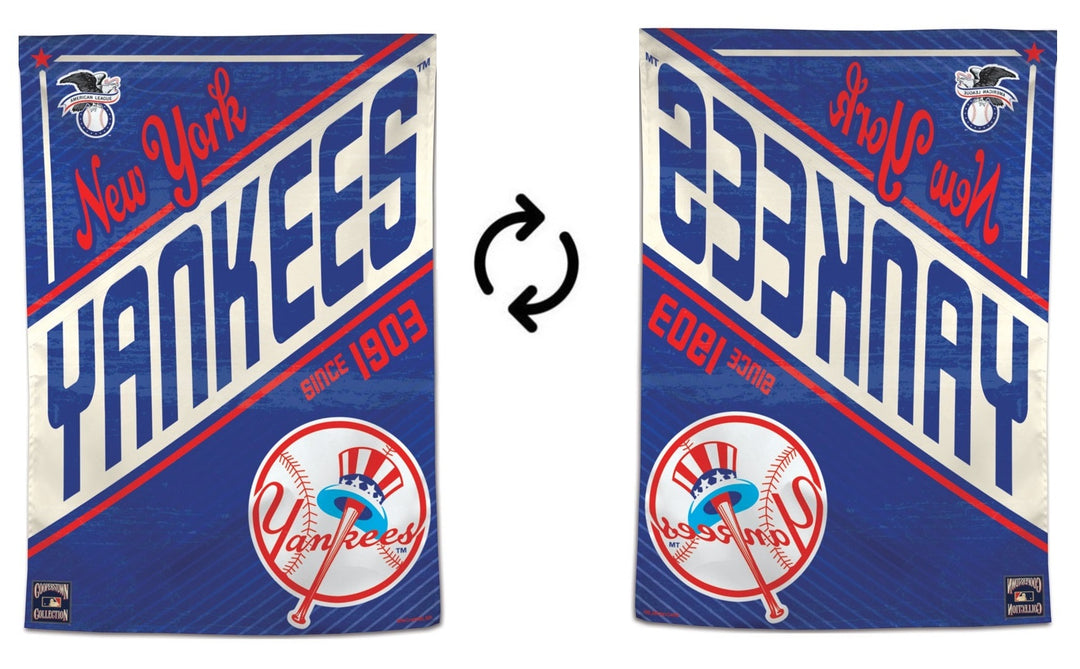 New York Yankees Banner Cooperstown Collection Flag heartlandflags
