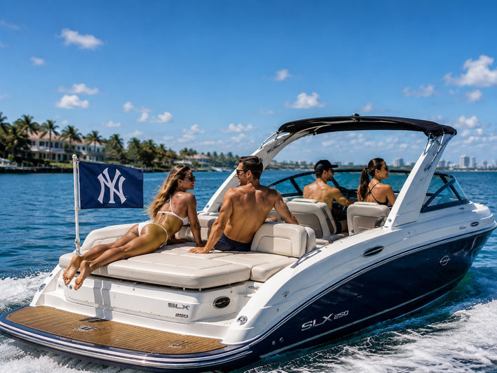 New York Yankees Boat Flag 2 Sided heartlandflags