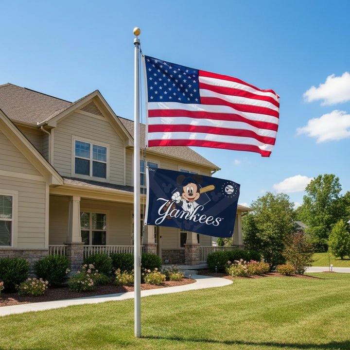 New York Yankees Flag 3x5 Mickey Mouse Disney heartlandflags