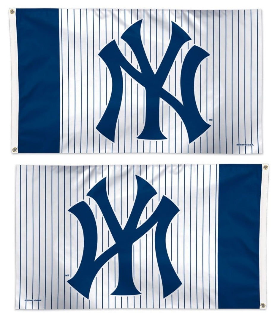 New York Yankees Flag 3x5 Pinstripe Logo heartlandflags